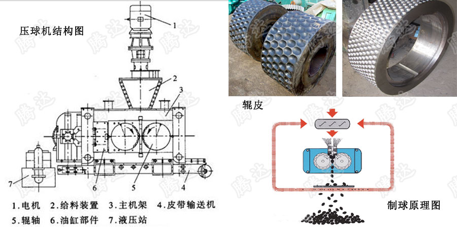 環保壓球機結構示意圖 環保壓球機結構示意圖