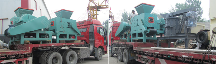 金屬鎂壓球機發貨現場 金屬鎂壓球機發貨現場